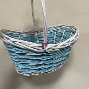 Корзина плетеная (ива), 30х20xH13/31см,Светло-зеленый
