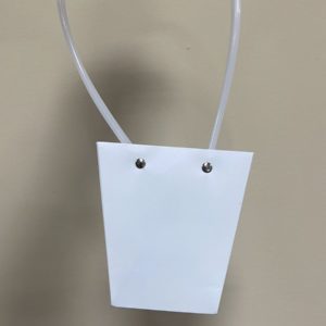 Пакет подарочный (картон), 12x8xH12,5 см, набор (10 шт), с ламинацией Белый, (12 x 8, H-12,5, Белый)