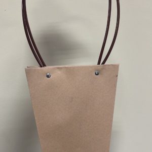 Пакет для цветов крафт 12*17*20см